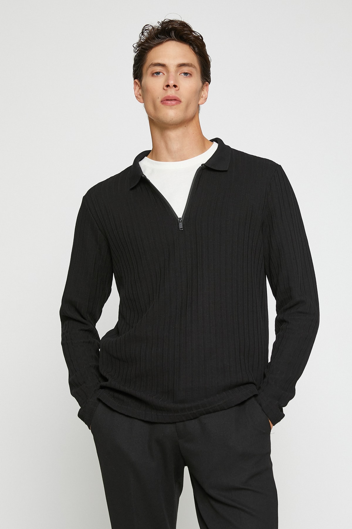 Koton Sweater - Schwarz - Regular fit