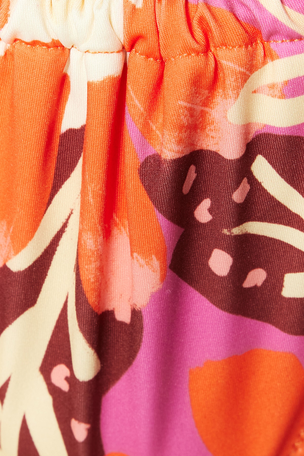 Trendyol Floral Patterned Tie-Up High Leg Bikini Bottom