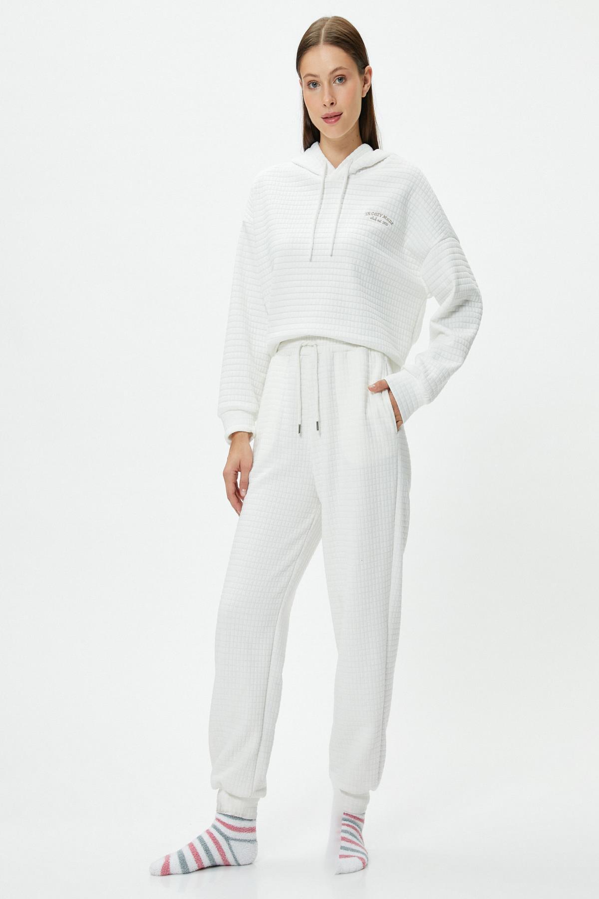 Levně Koton Women's White Pajama Top