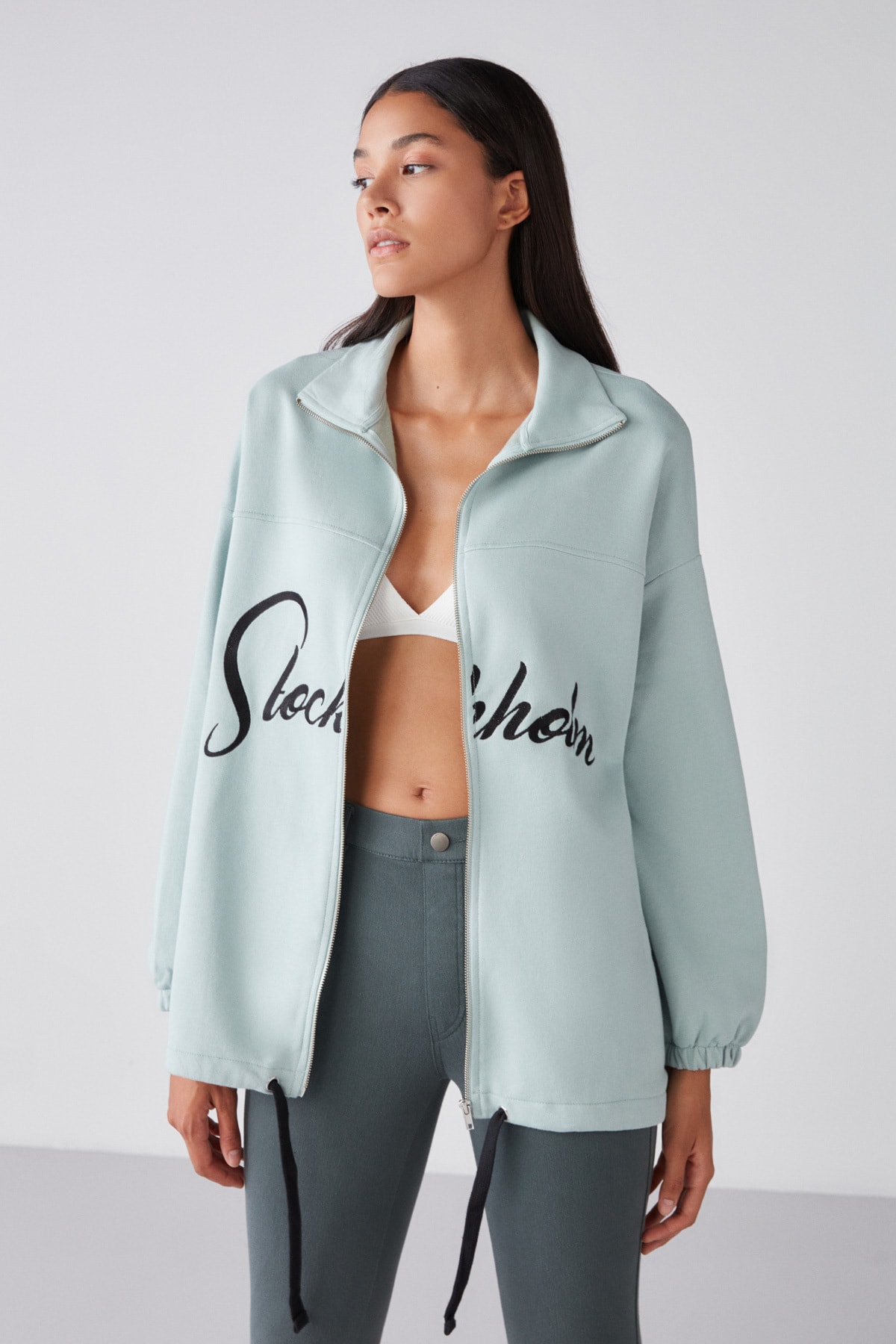 GRIMELANGE Sweatshirt - Grün - Oversize