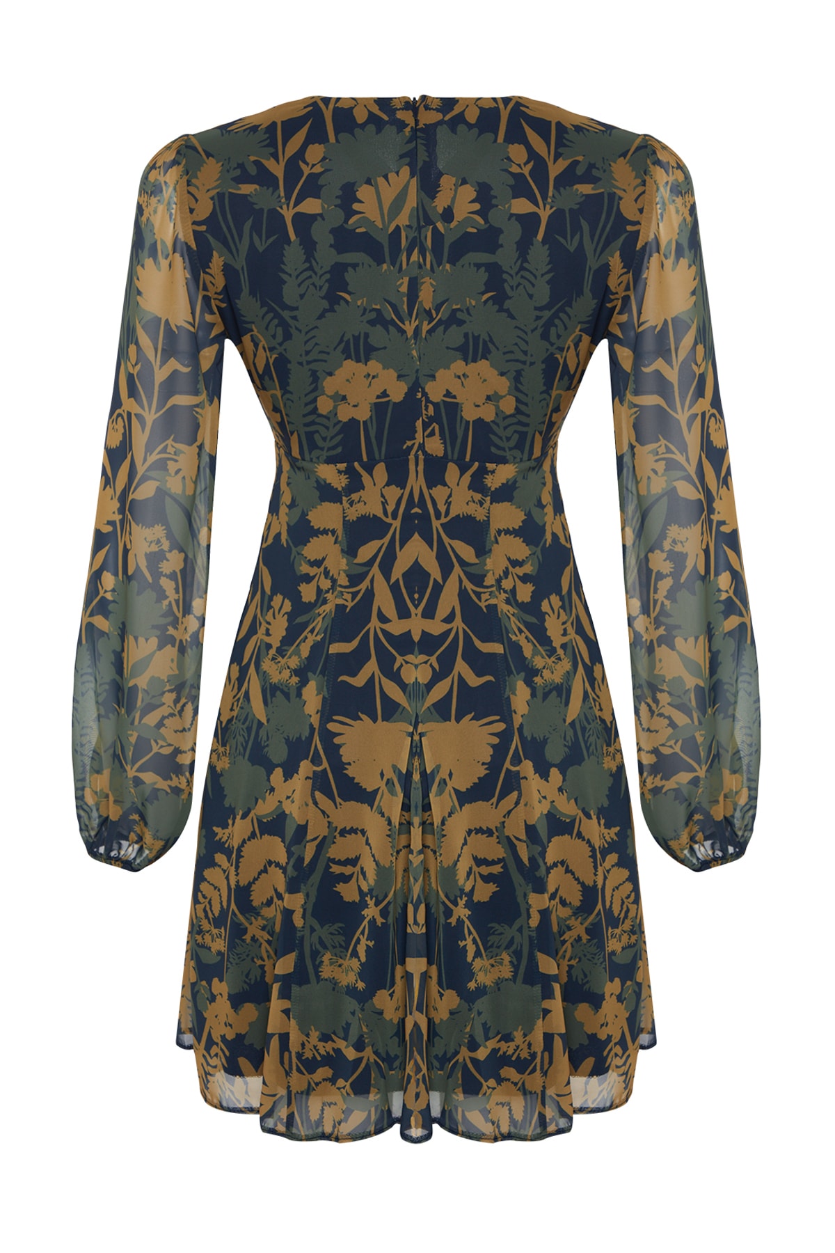 Rochie țesută țesută Trendyol Multi Color A-Cut