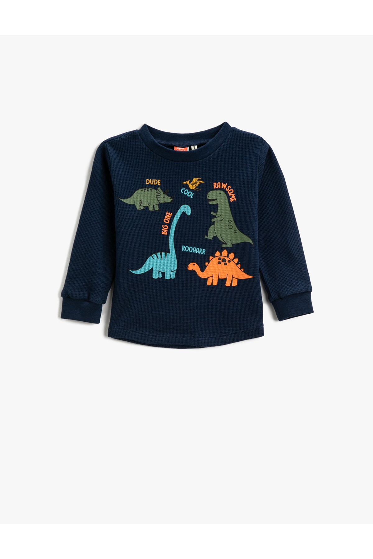 Koton Dinosaur Print Sweatshirt Cotton