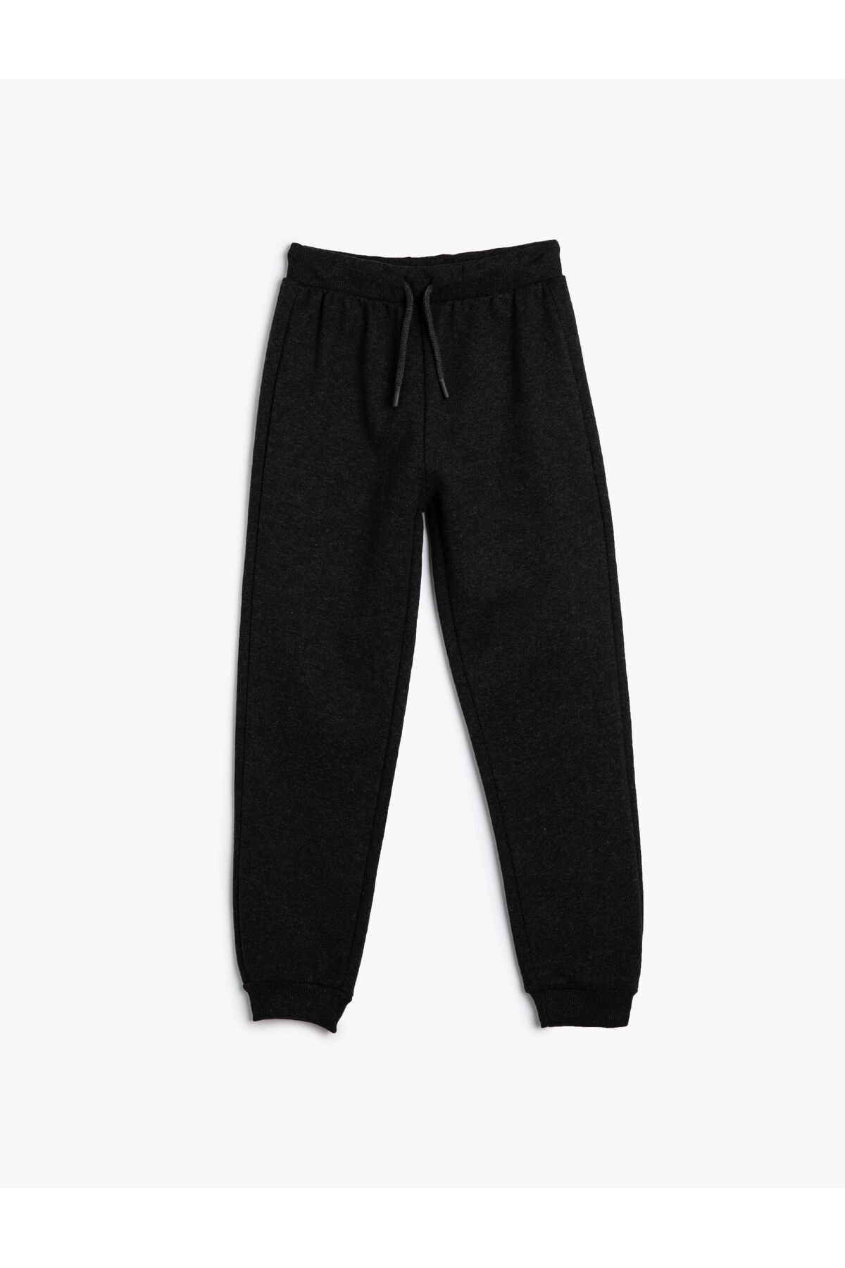 Koton Jogger Sweatpants with a lace-up waist and elasticated legs.
