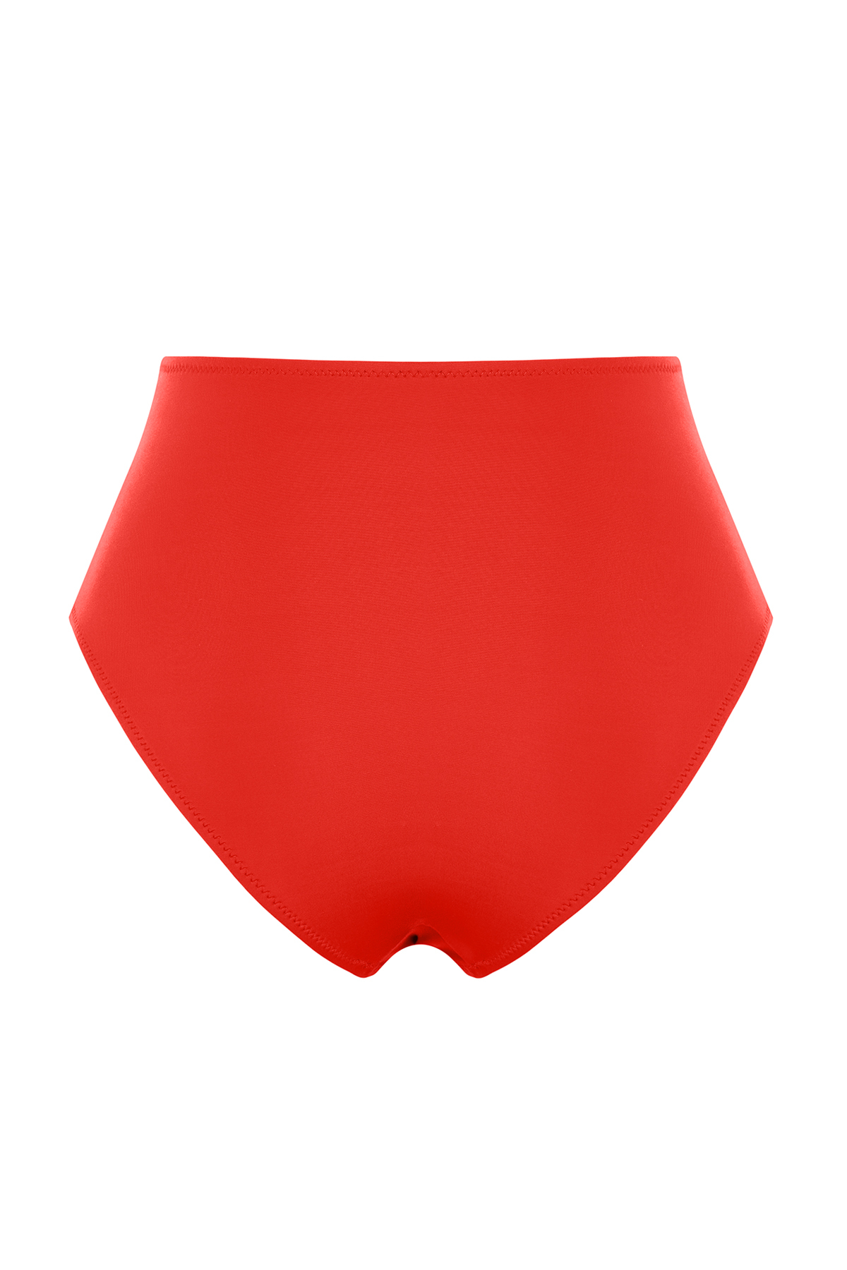 Trendyol Red Cut Out/Windowed High Waist Regular Bikini Bottom