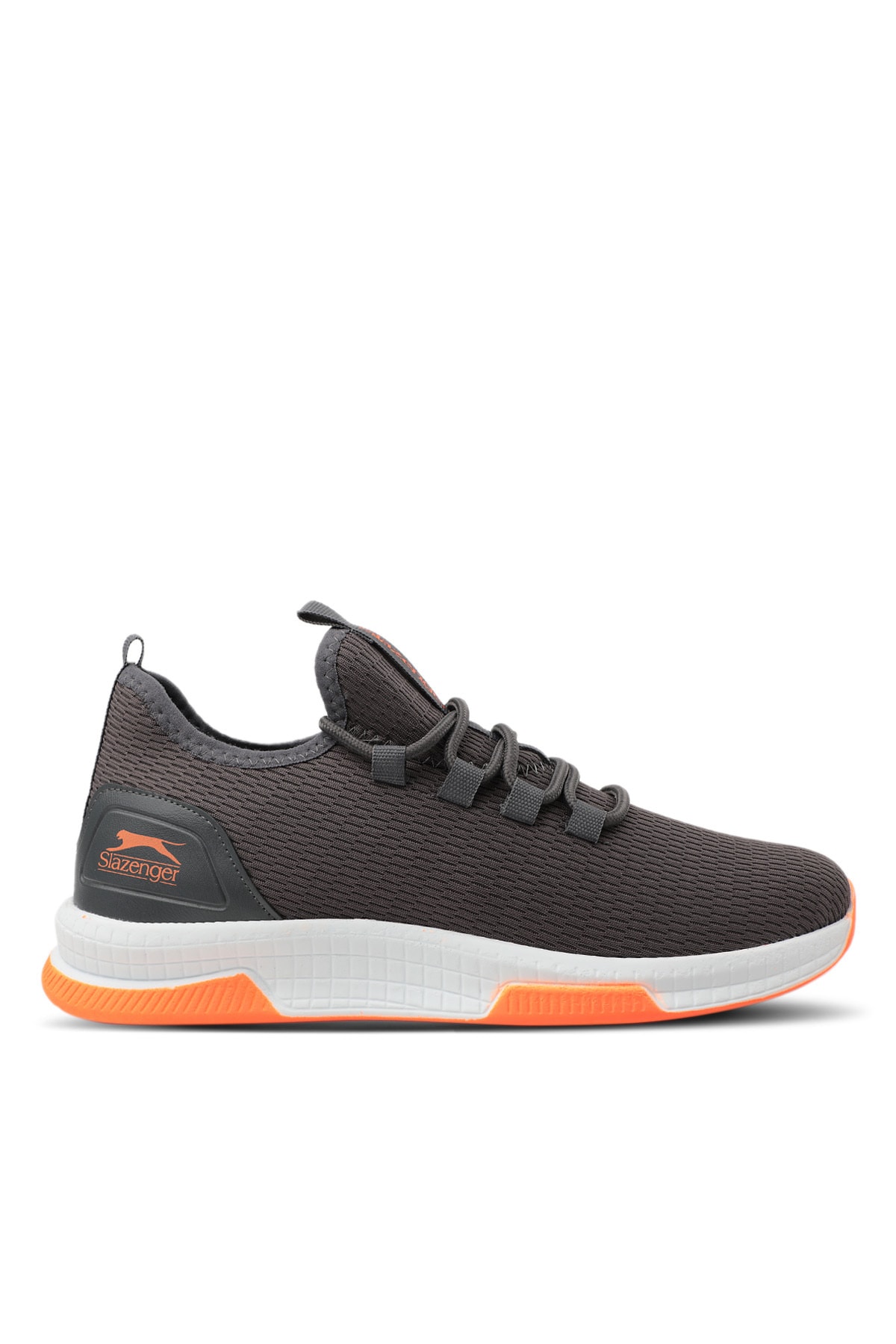 Slazenger Agenda Sneaker Mens Shoes Dark Grey / Orange