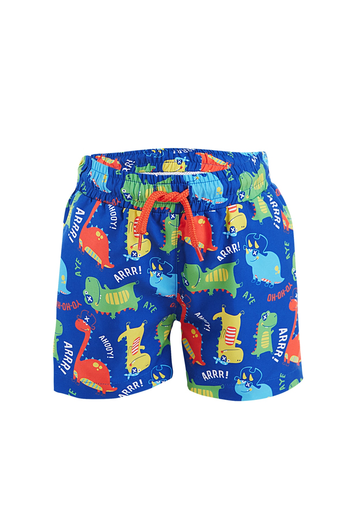 Levně Denokids Dinosaur Boys Navy Blue Sea Shorts Swimsuit.