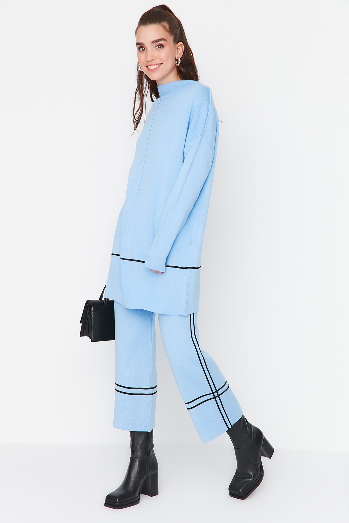 Trendyol Two-Piece Set - Blue - Regular fit