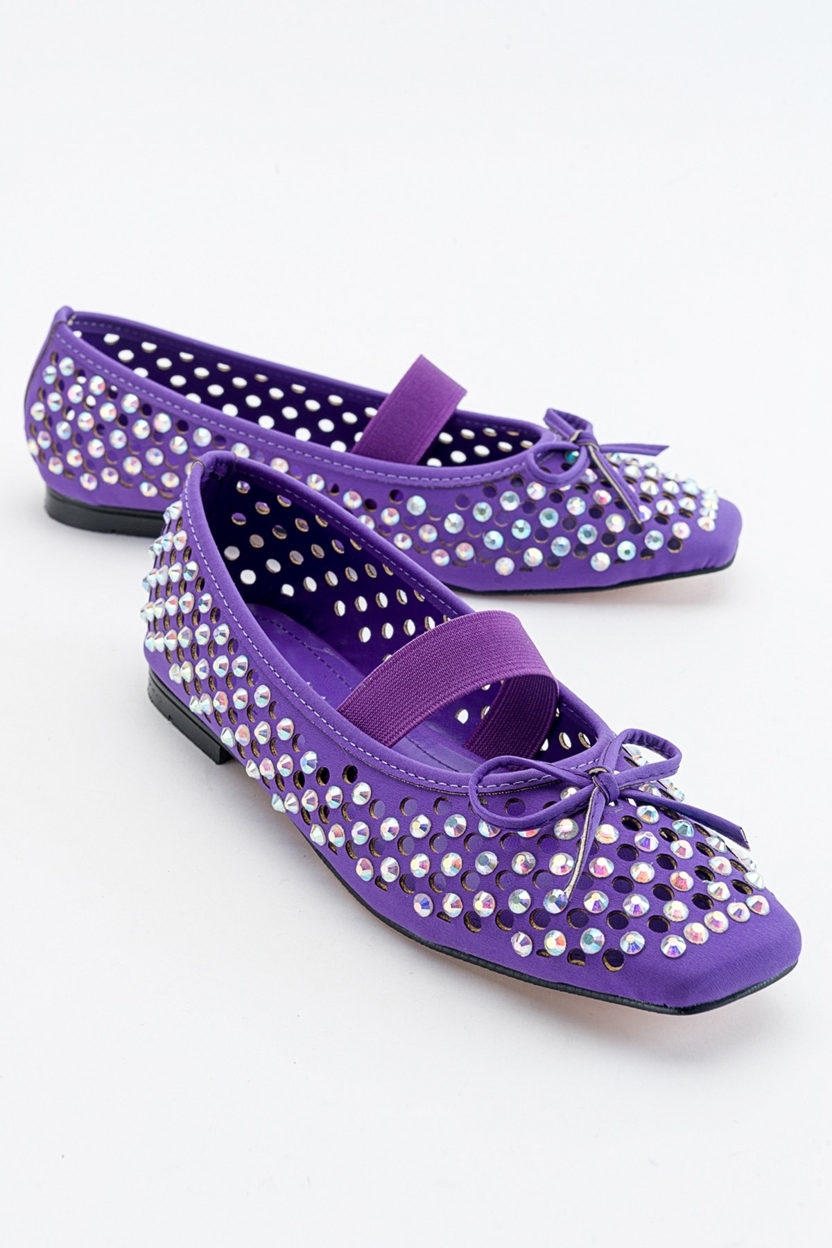 LuviShoes Babes Purple Women's Flats