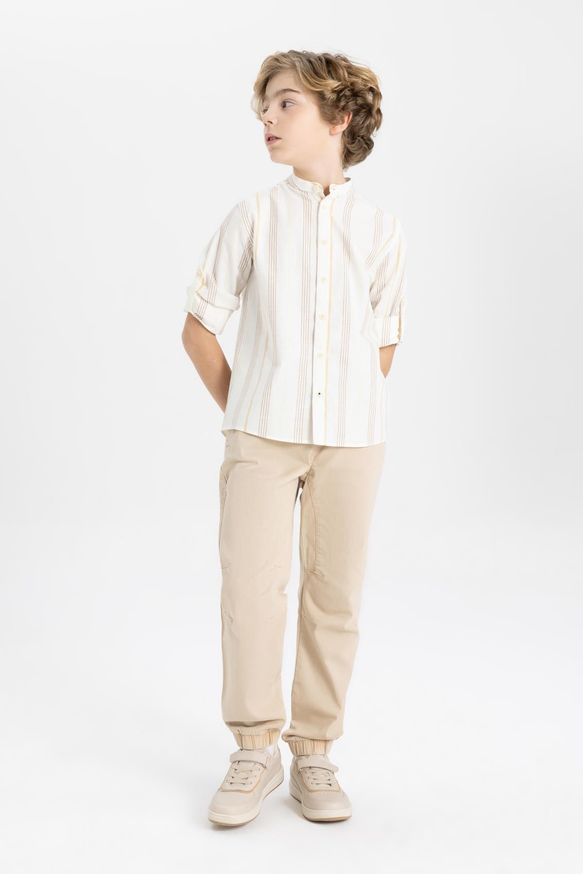 DEFACTO Boy Jogger Leg Gabardine Trousers