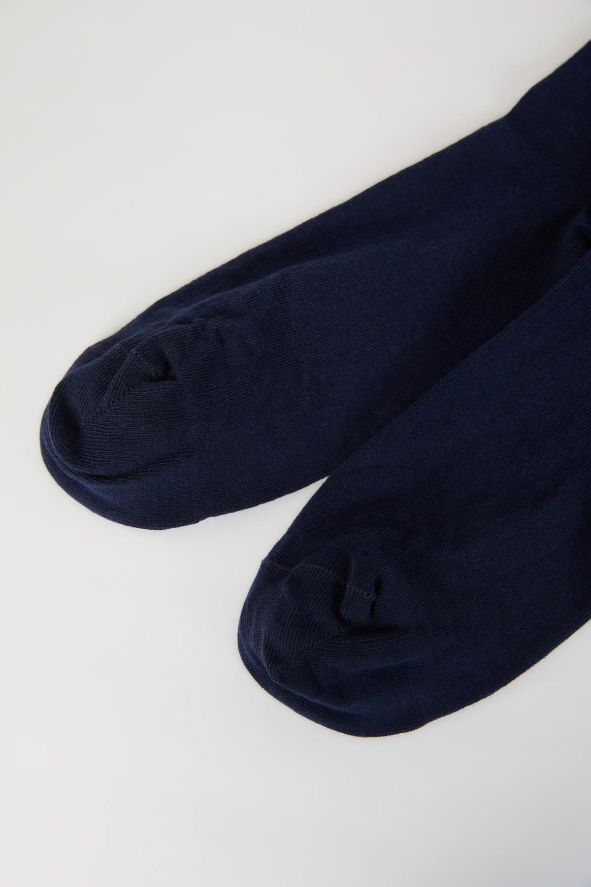 DEFACTO Men&#039;s Seamless 2-Piece Cotton Long Socks