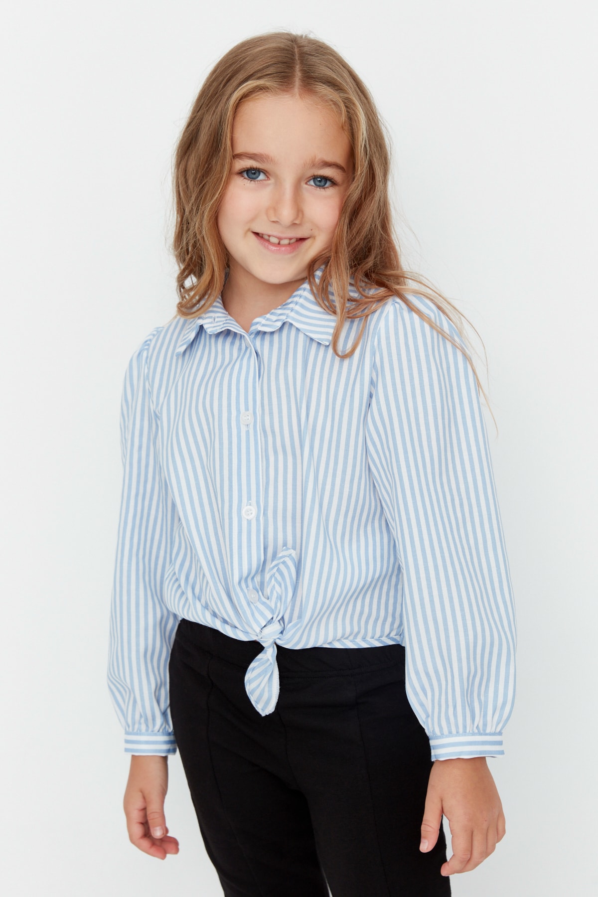 Trendyol Shirt - Blau - Regular fit