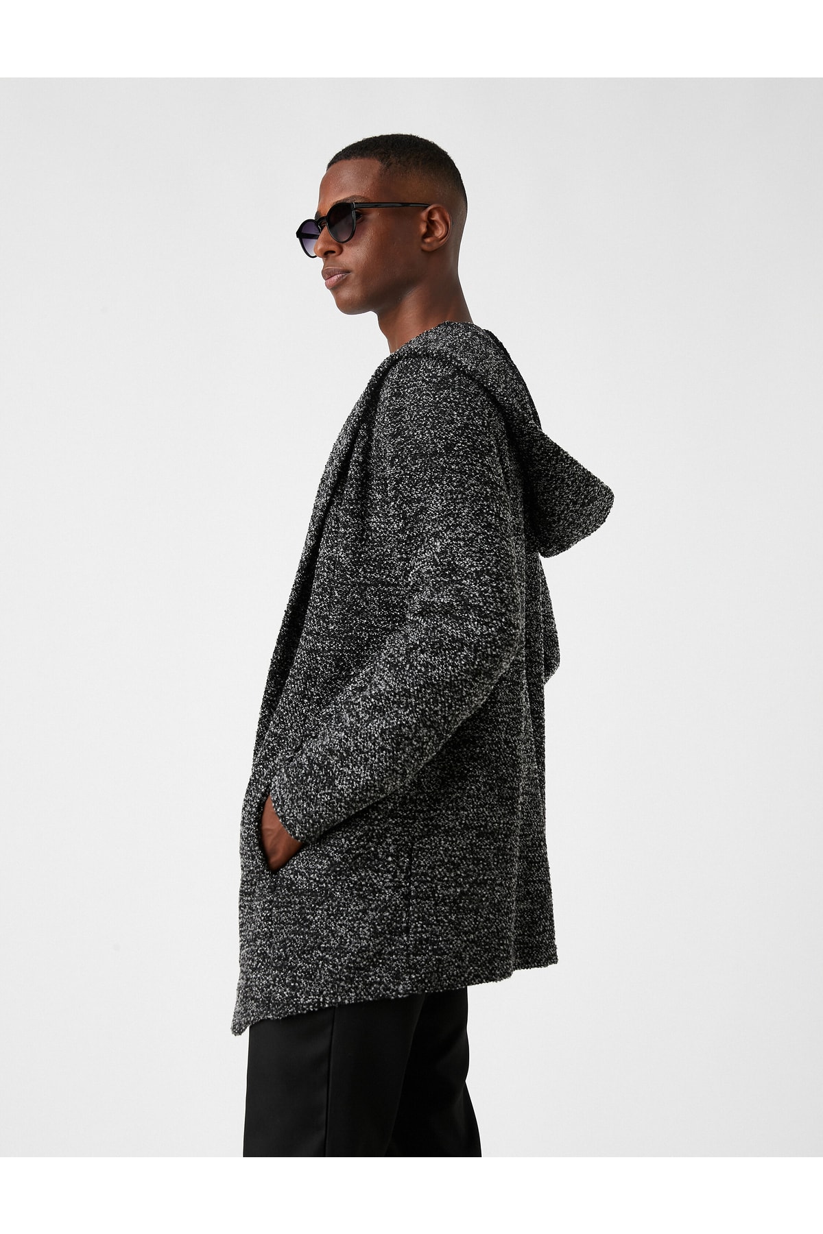 Koton Cardigan - Gray - Relaxed fit