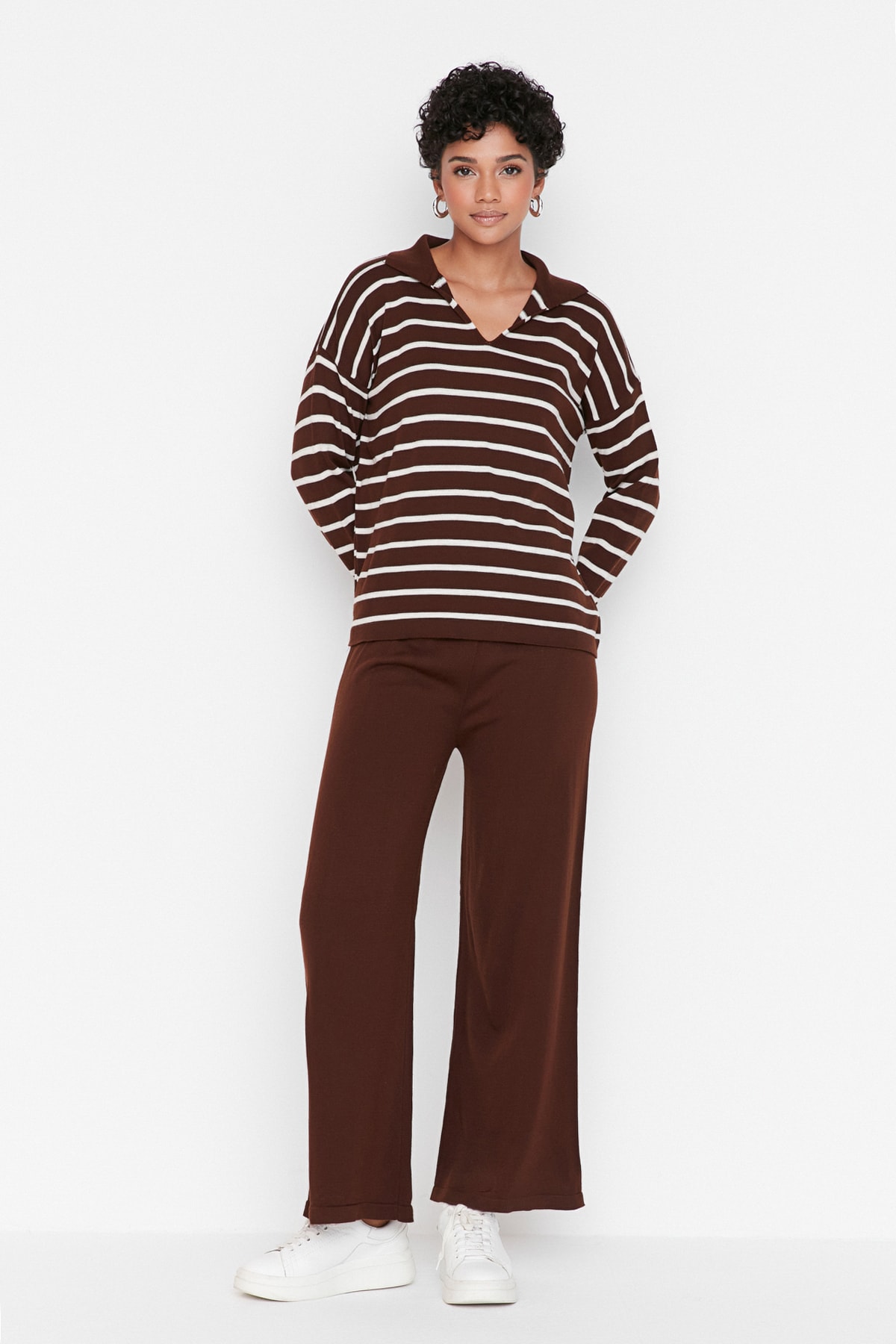 Trendyol Two-Piece Set - Braun - Regular fit