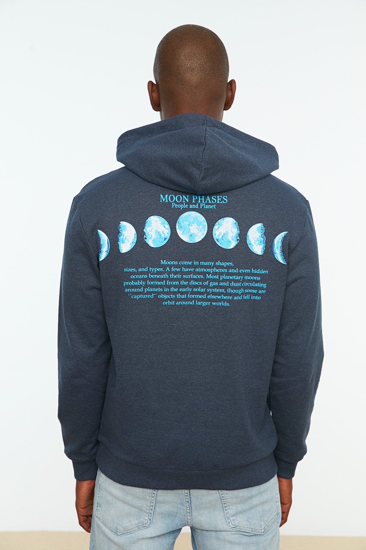 Trendyol Sweatshirt - Dark blue - Regular fit