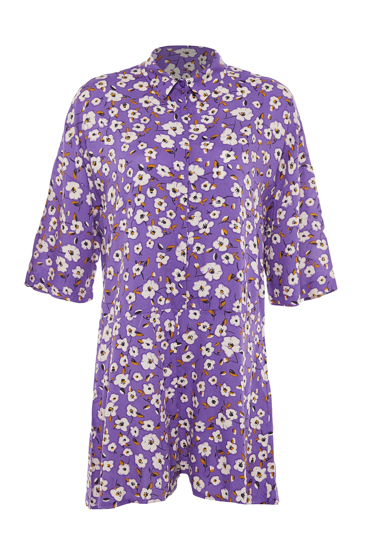 Trendyol Floral Patterned Woven Jumpsuit