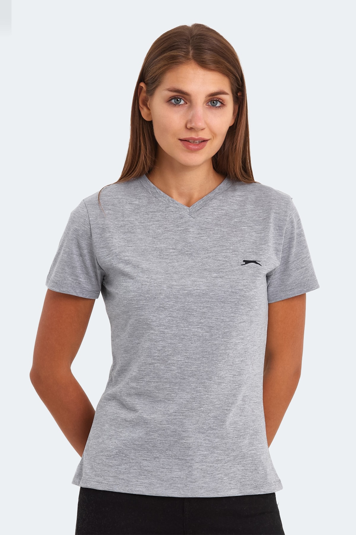 Slazenger KRISTEN I Women's T-Shirt Gray