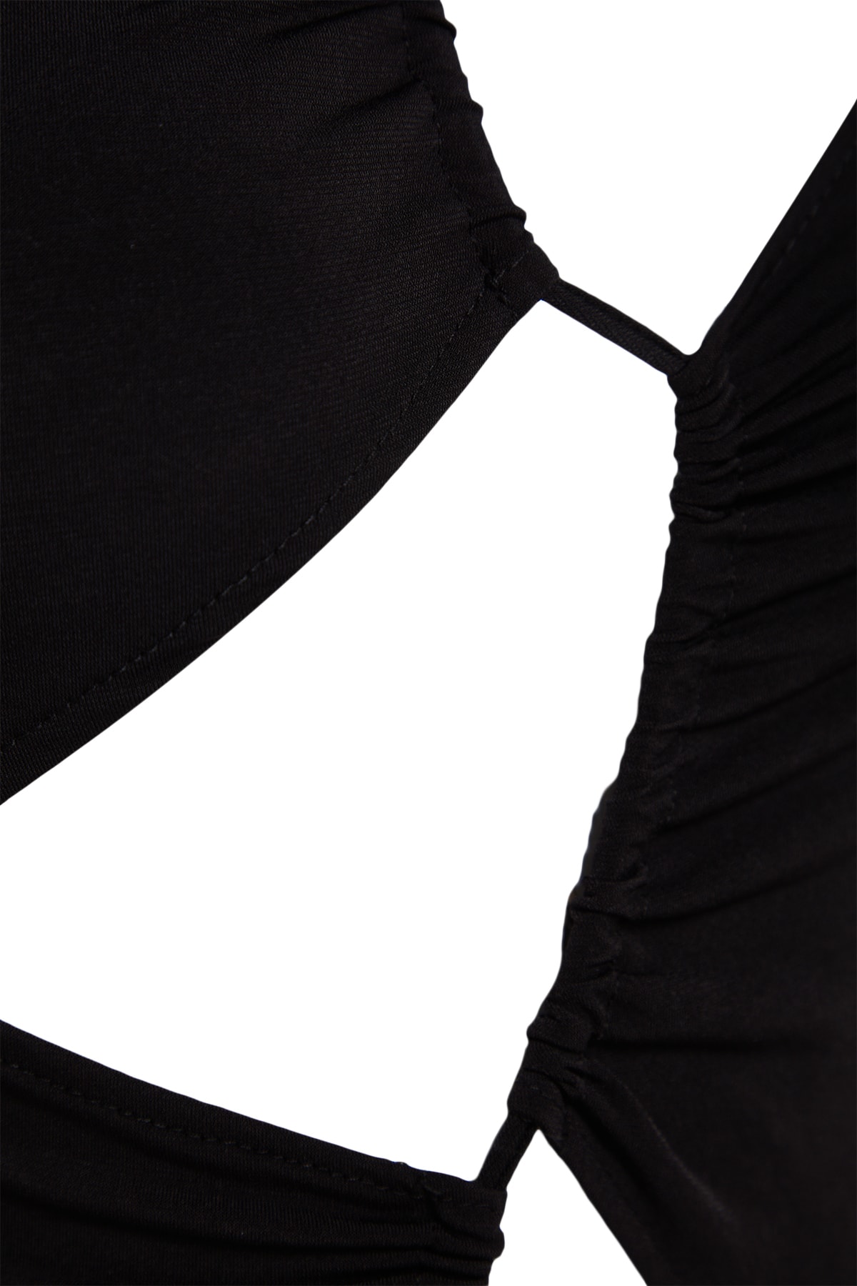 Trendyol Black Window/Cut Out Detailed Snap Body