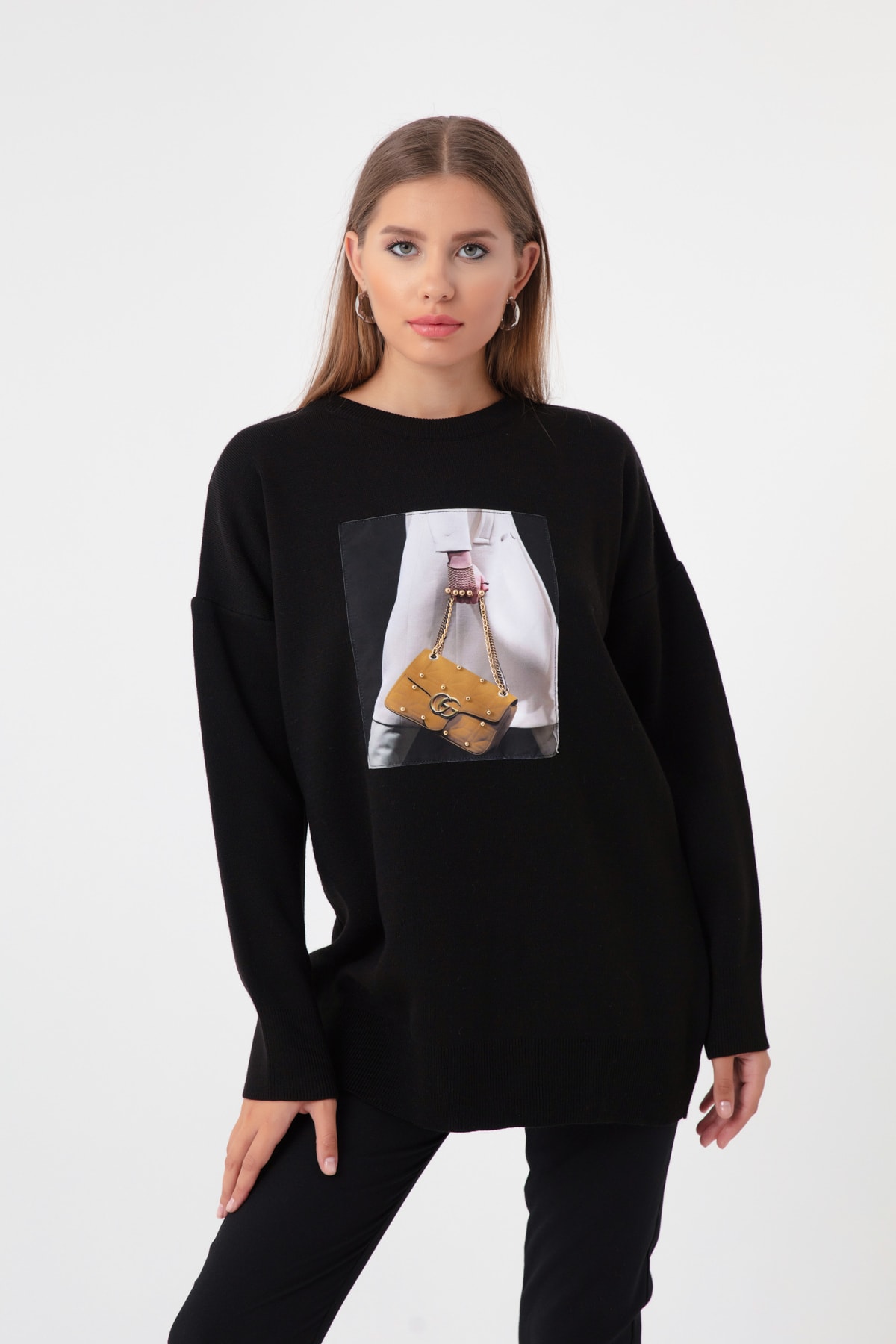 Lafaba Tunic - Black - Regular fit