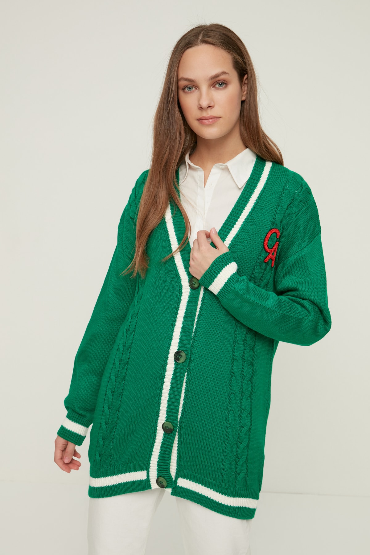 Trendyol Cardigan - Blue - Regular fit