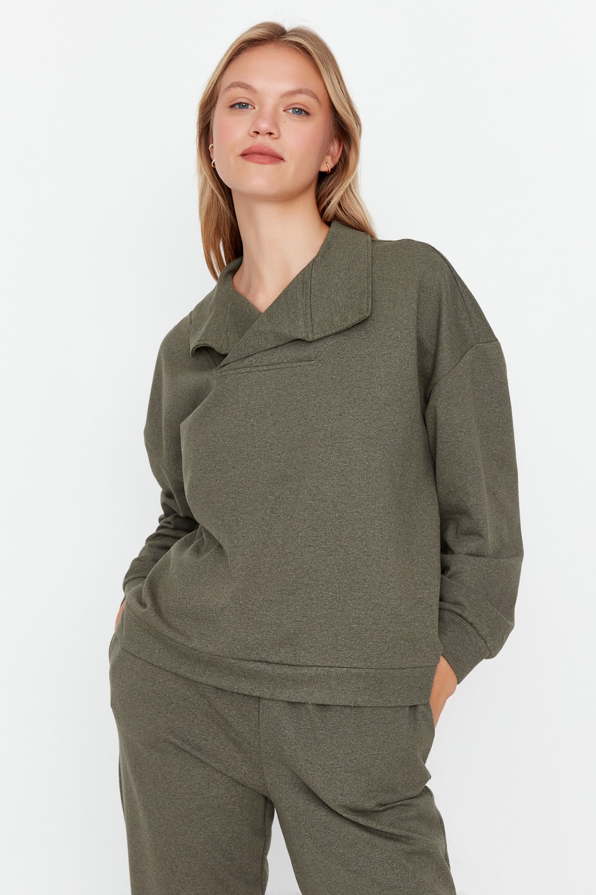 Trendyol Two-Piece Set - Khaki - Regular fit