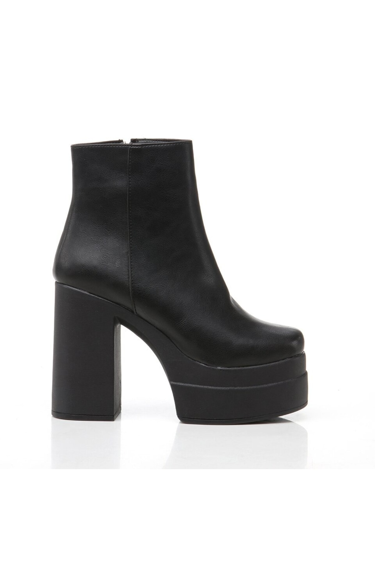 Levně Hotiç Women's Black Heeled Boots