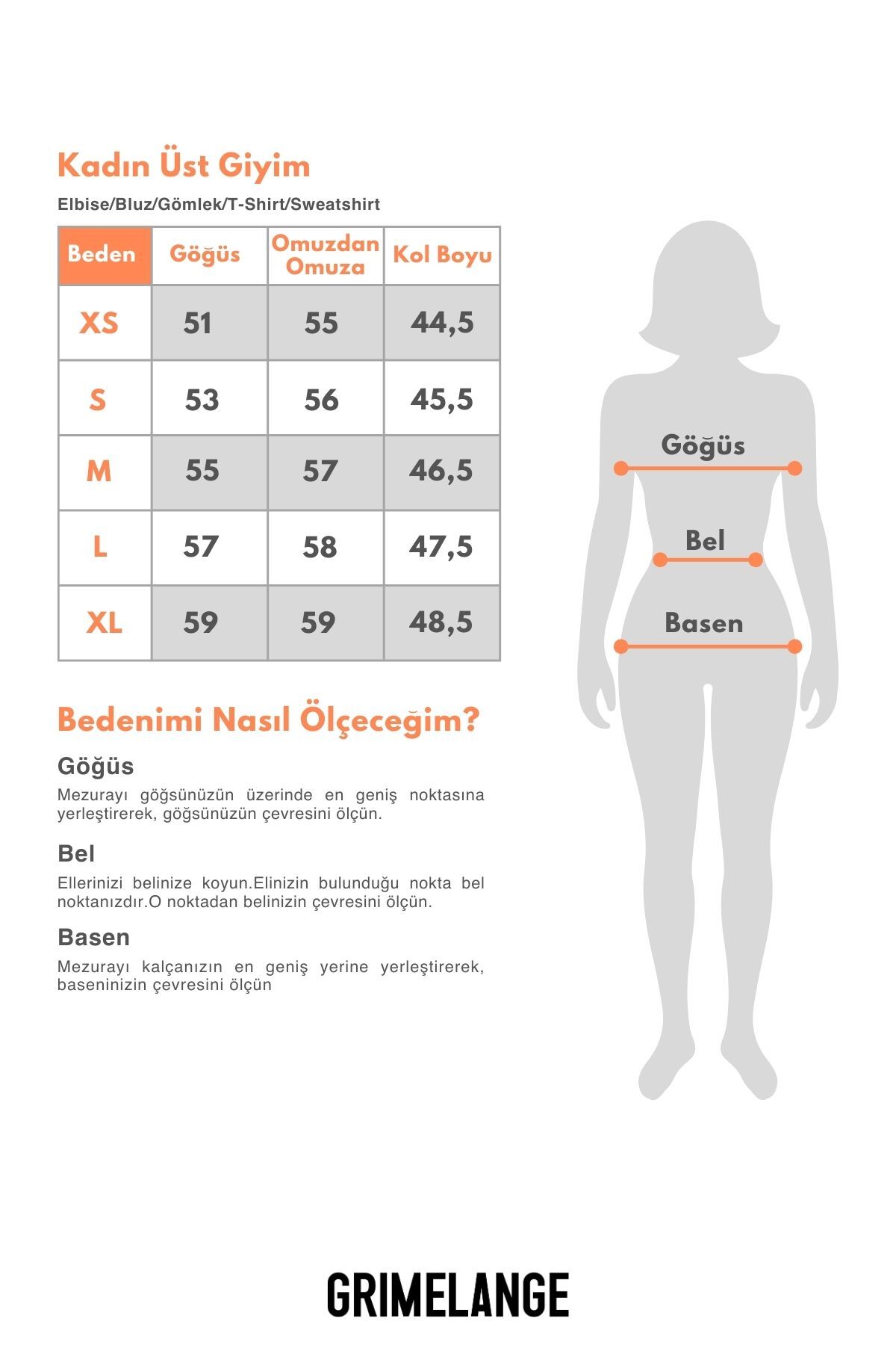 Hanorac dama, GRIMELANGE