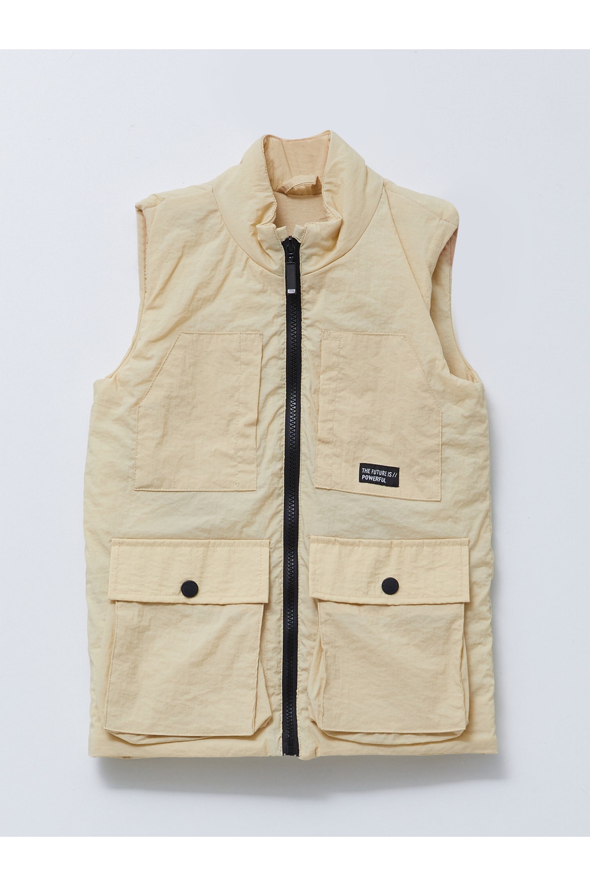 LC Waikiki Standing Collar Basic Boys' Vest