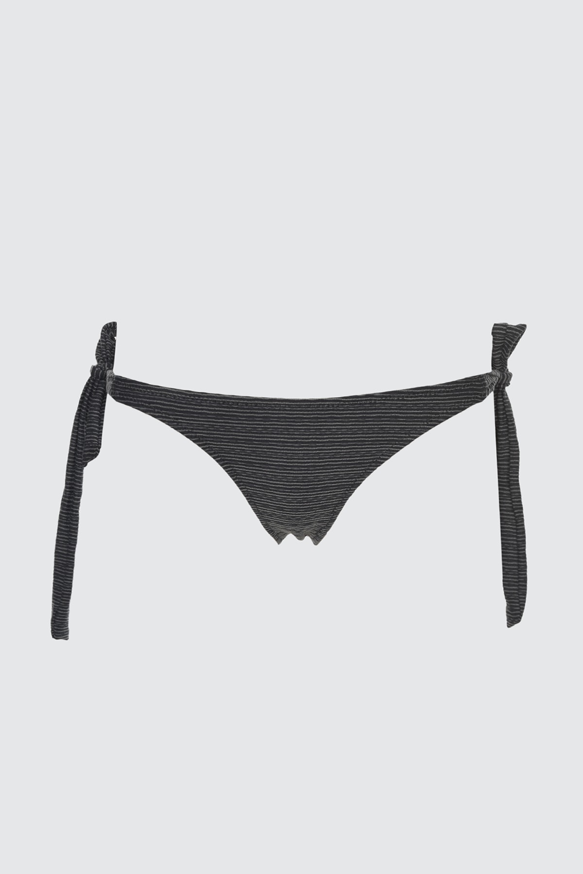 Trendyol Gri texturate Bikini partea de jos