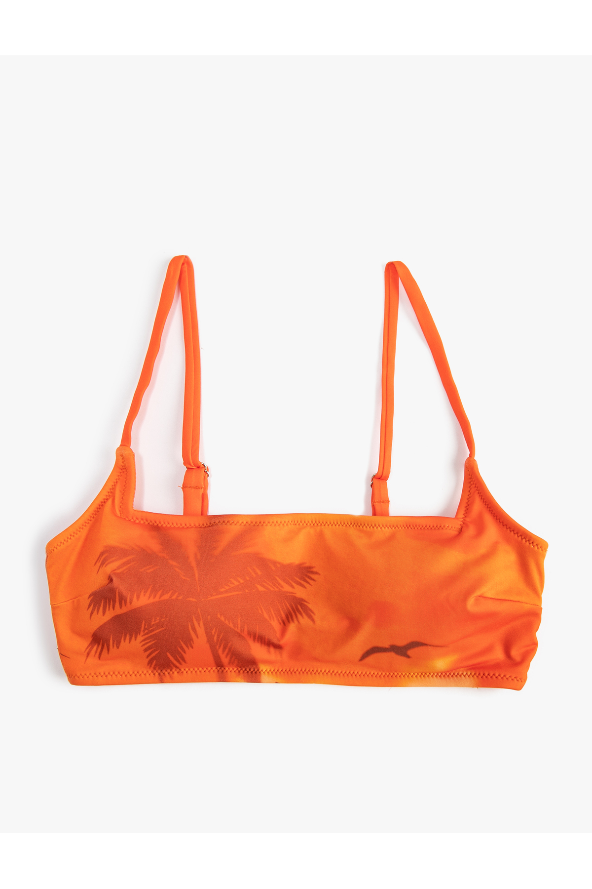 Levně Koton Bikini Top Tropical Printed Thin Straps