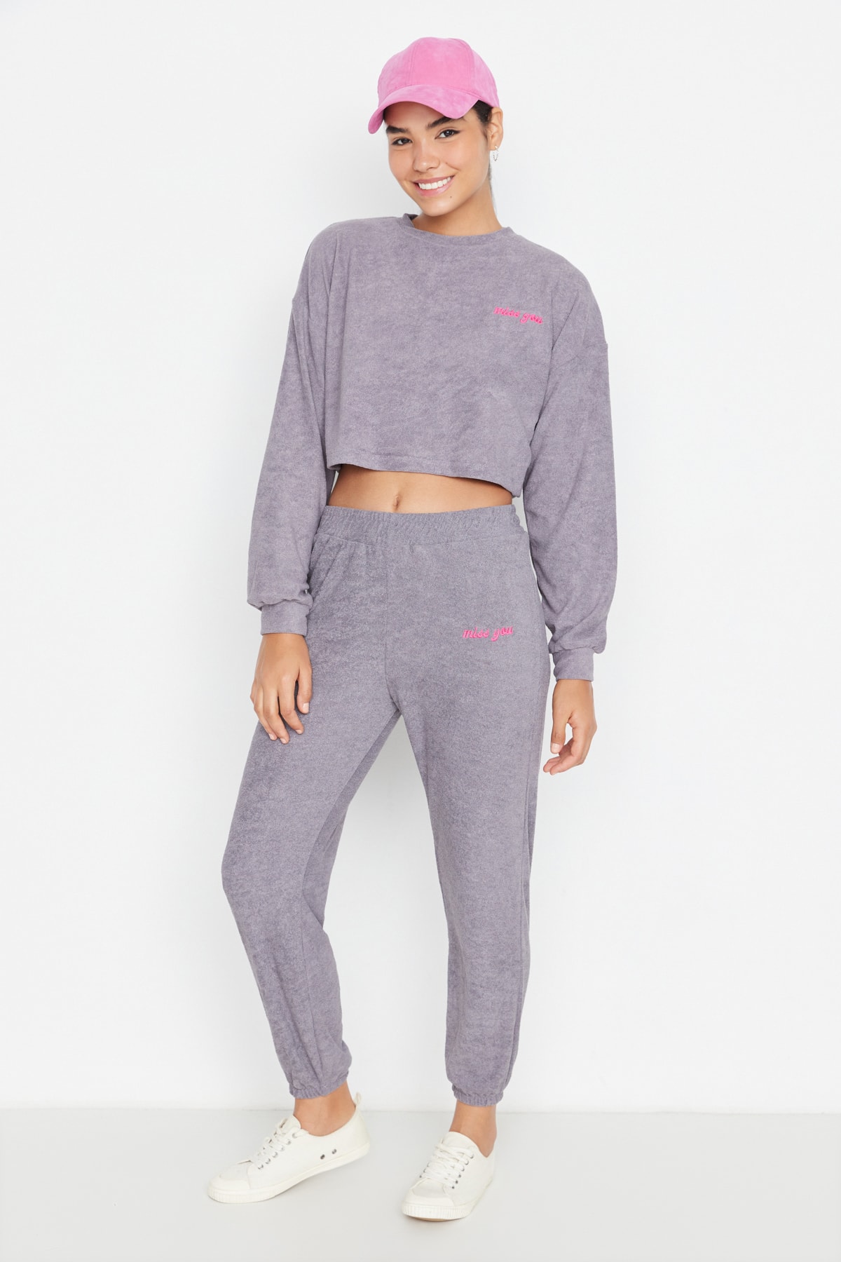 Trendyol Two-Piece Set - Gray - Regular fit