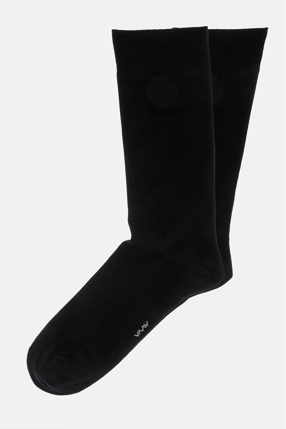 Levně Avva Men's Black Plain Bamboo Cleat Socks