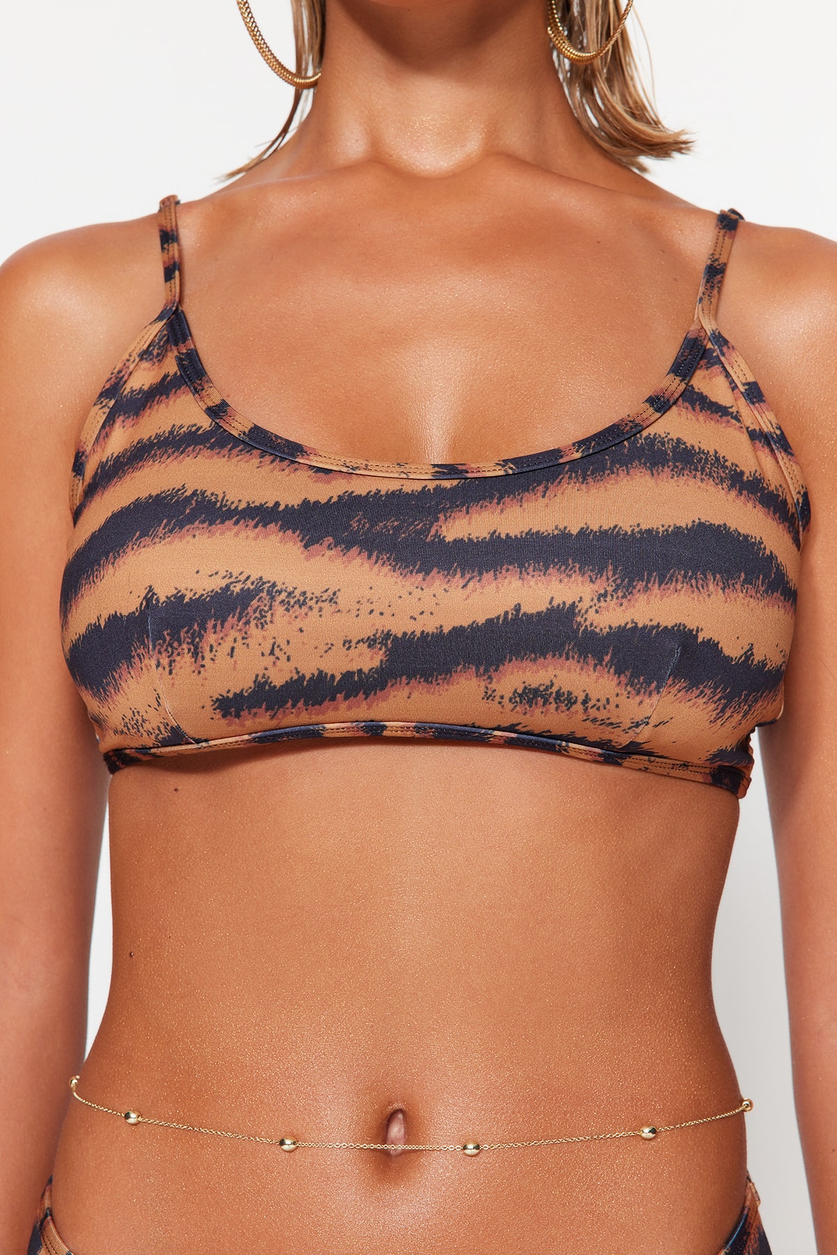 Bikini partea de sus Trendyol Patterned