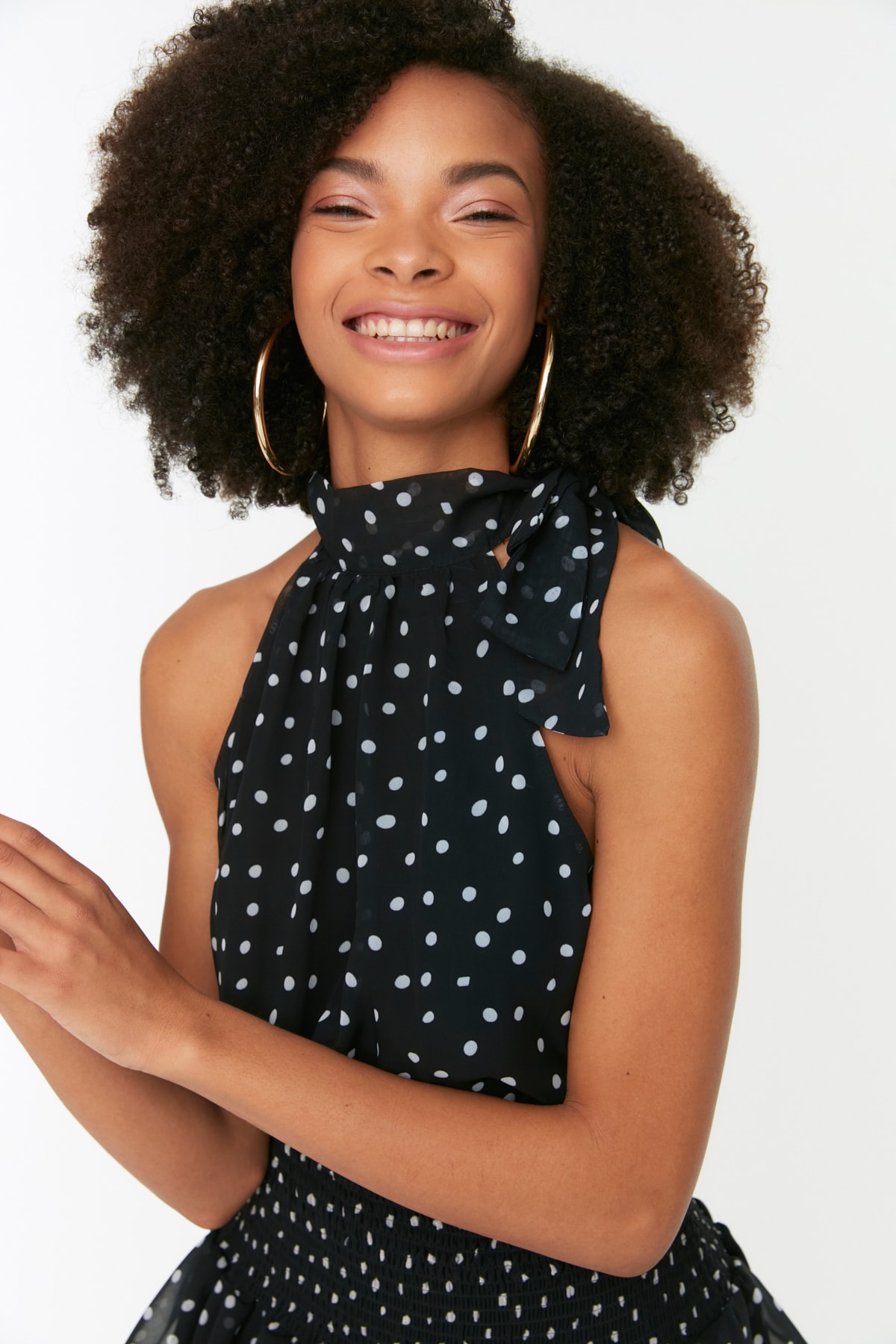 Rochie de damă Trendyol Polka dot printed
