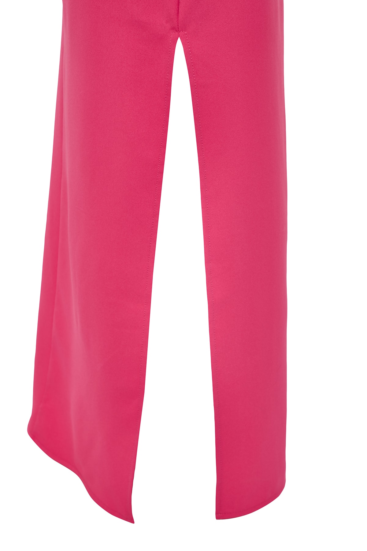 Rochie de seara Trendyol in rochie de seara fucsia captusita tesuta din pietre stralucitoare