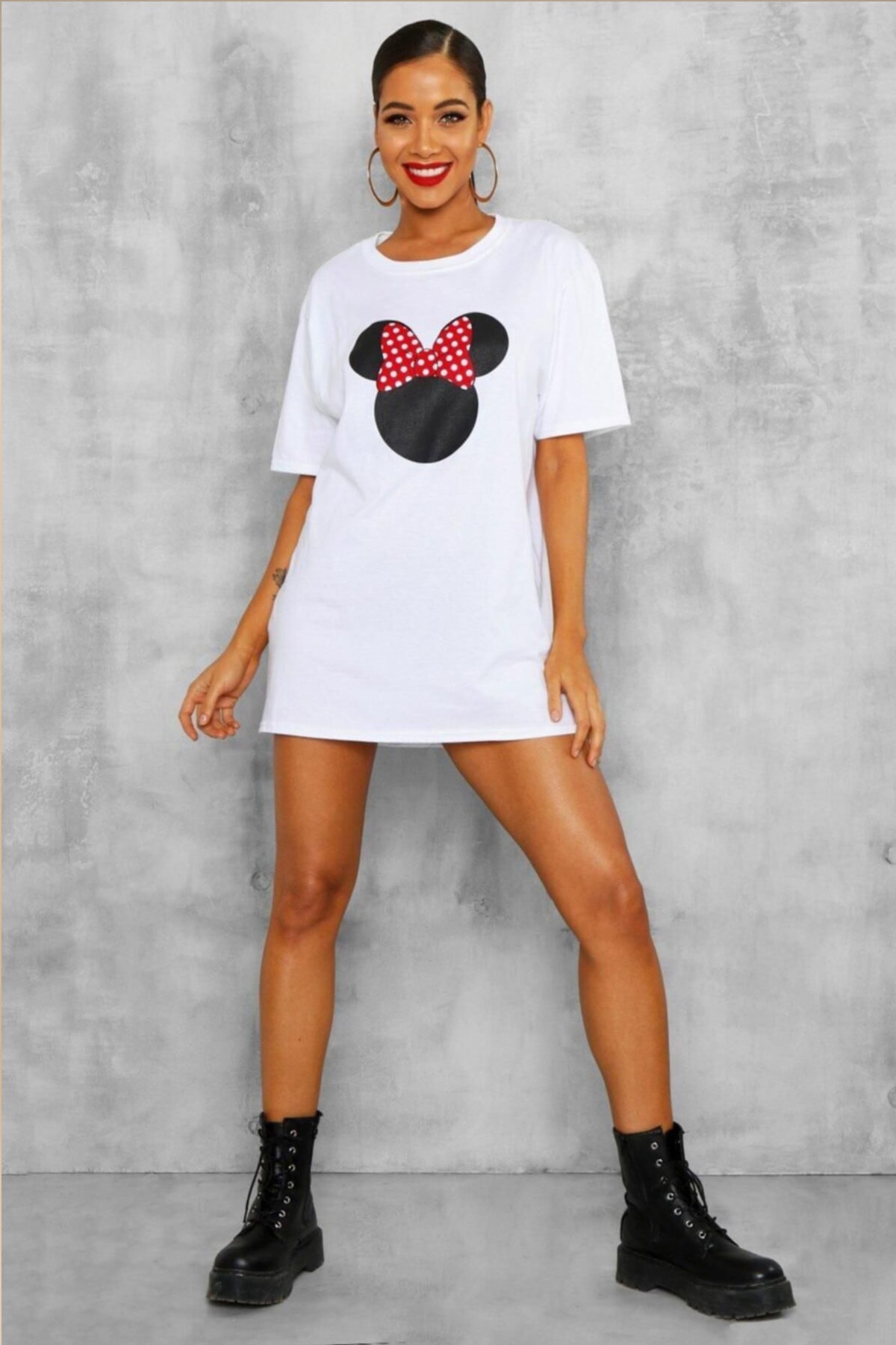 Levně K&H TWENTY-ONE Women's White Unique Minie Mouse T-shirt