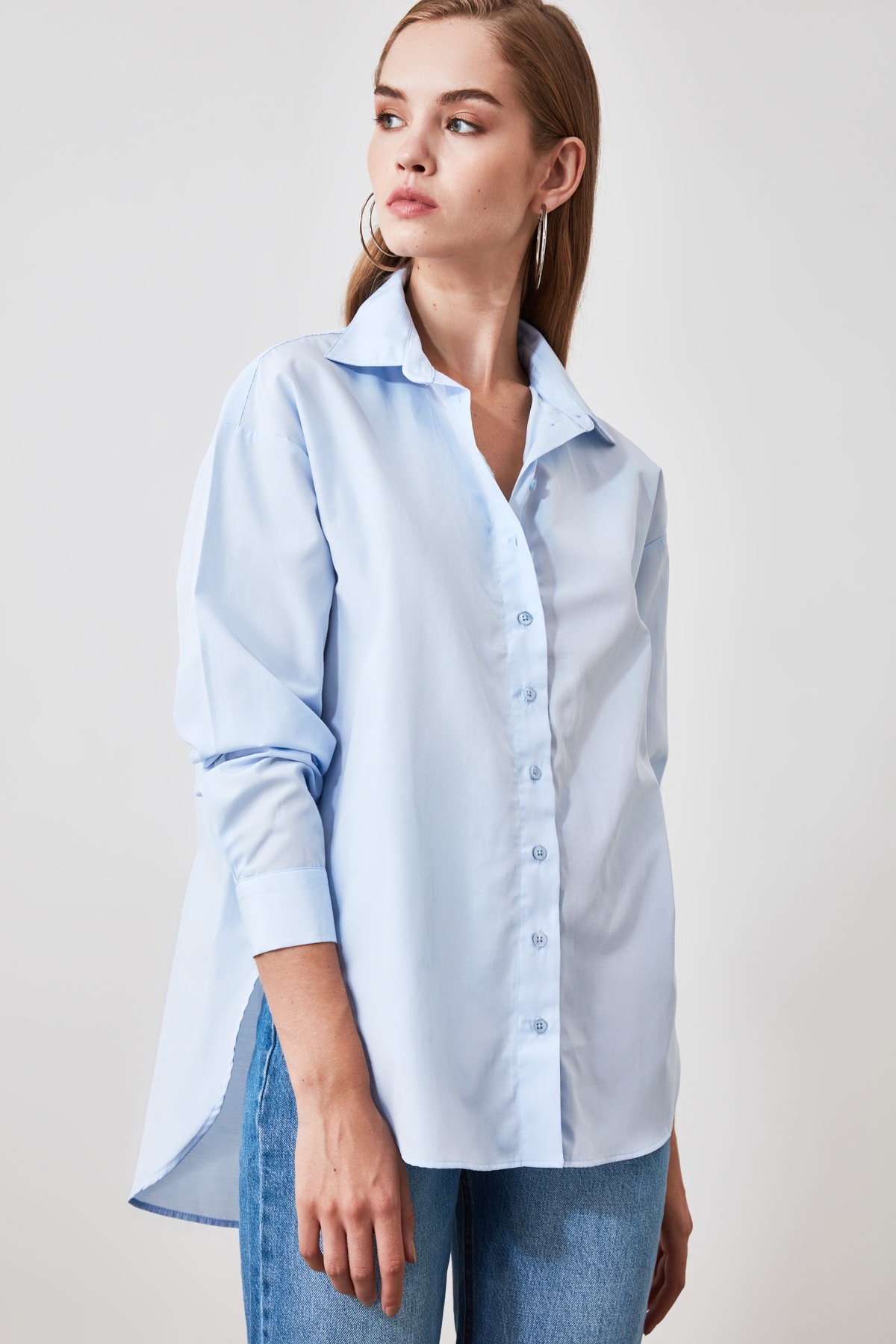 Camasa dama Trendyol Loose Fit