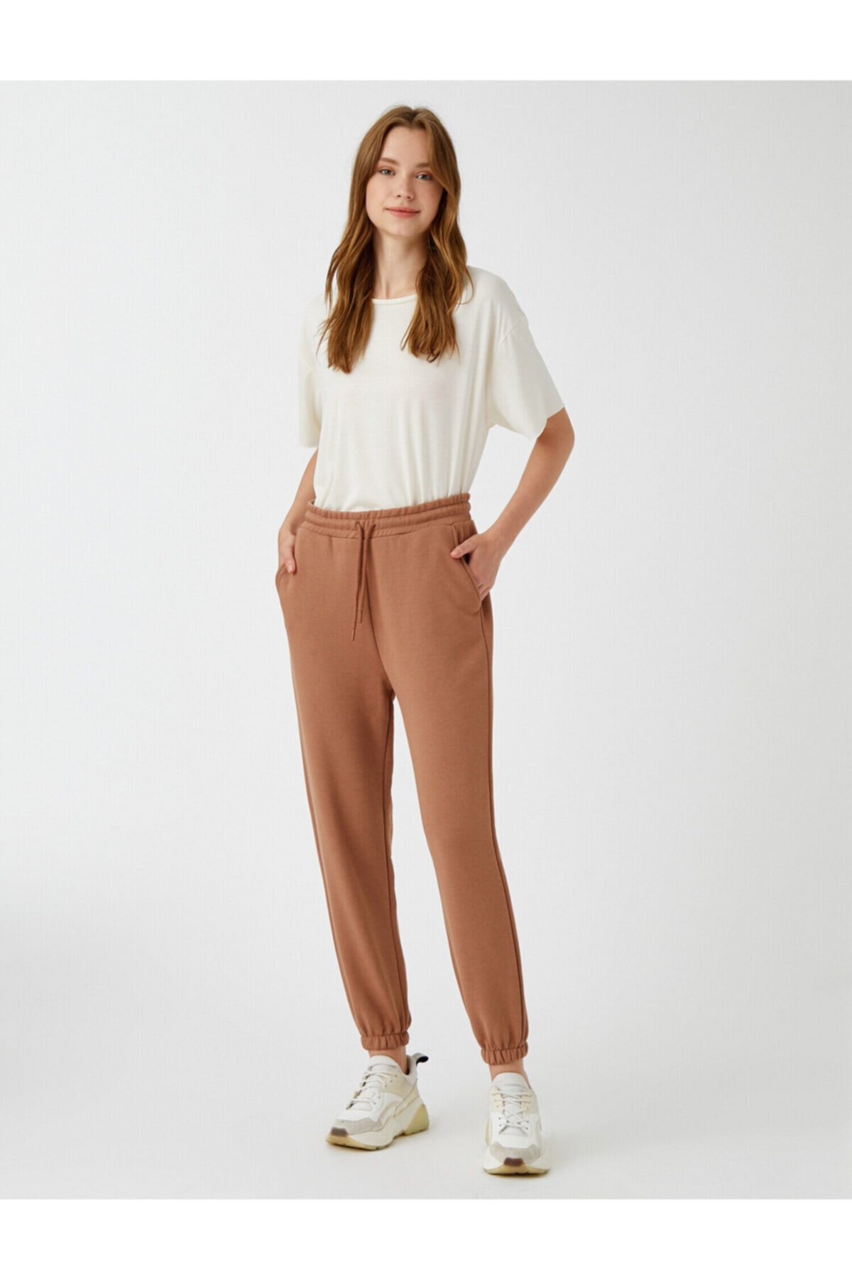 Koton Women's Brown Sweatpants