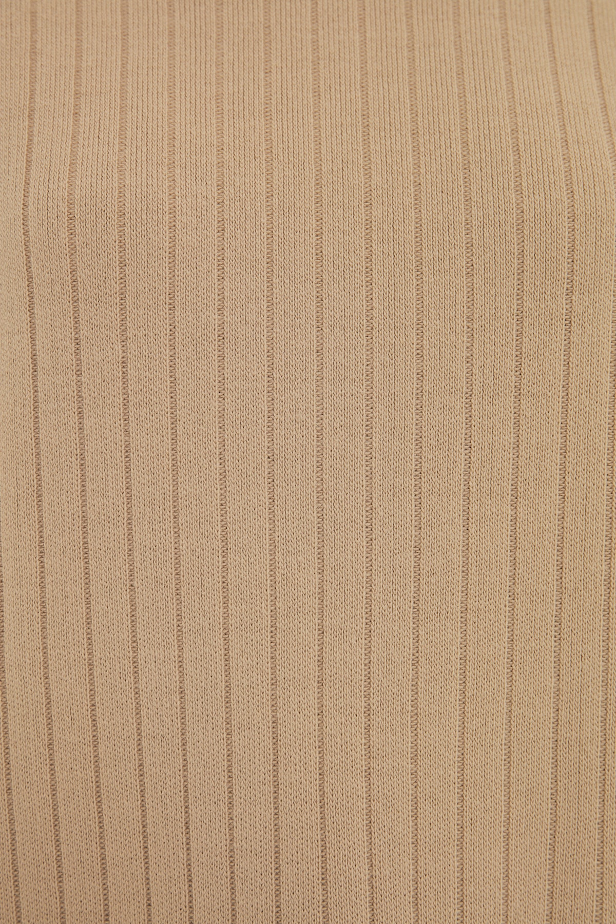 Trendyol Camel Half Turtleneck Ribbed Sweater-Pants Knitwear Suit