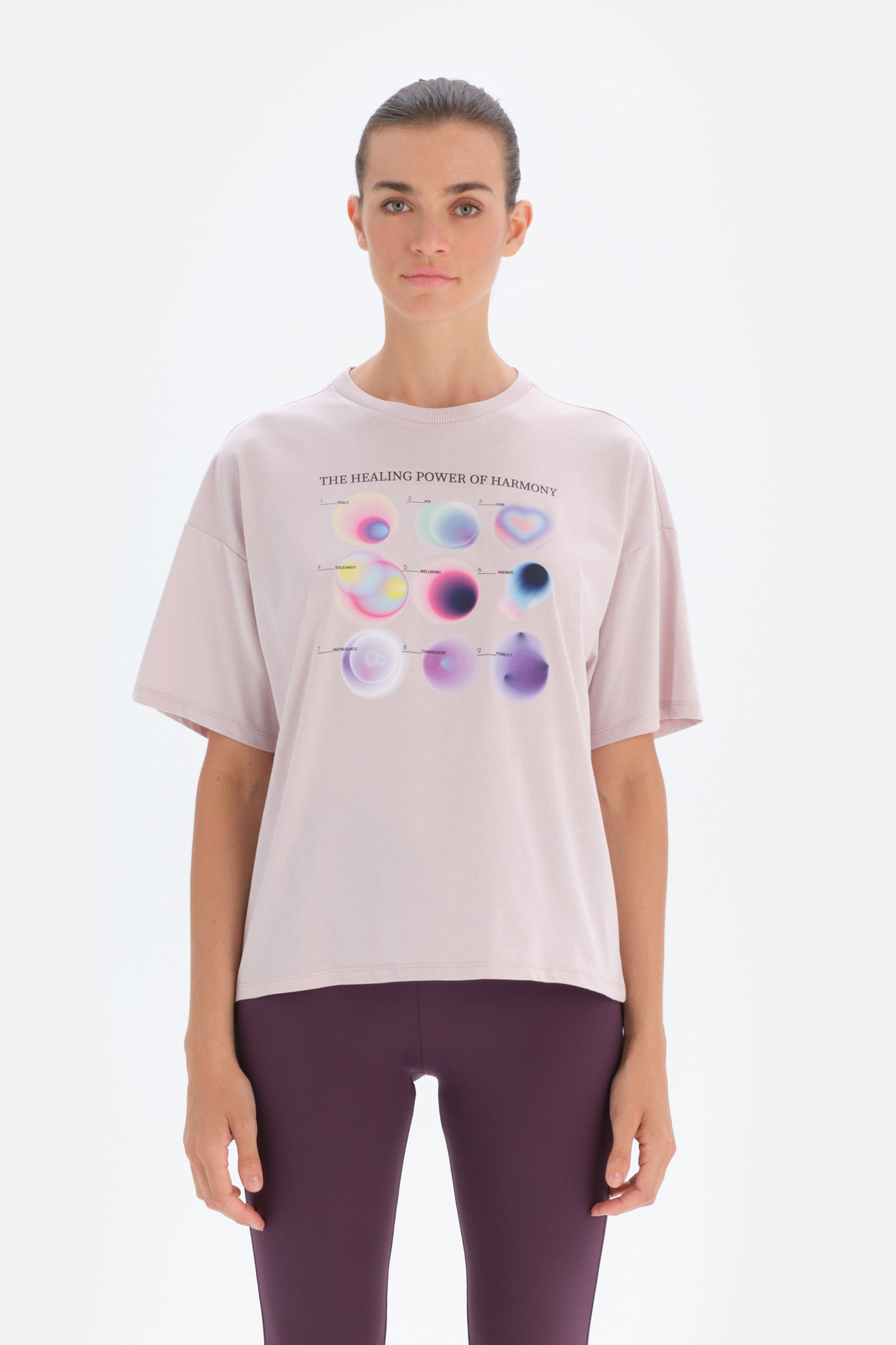 Dagi Lilac Women's Aura Printed T-Shirt