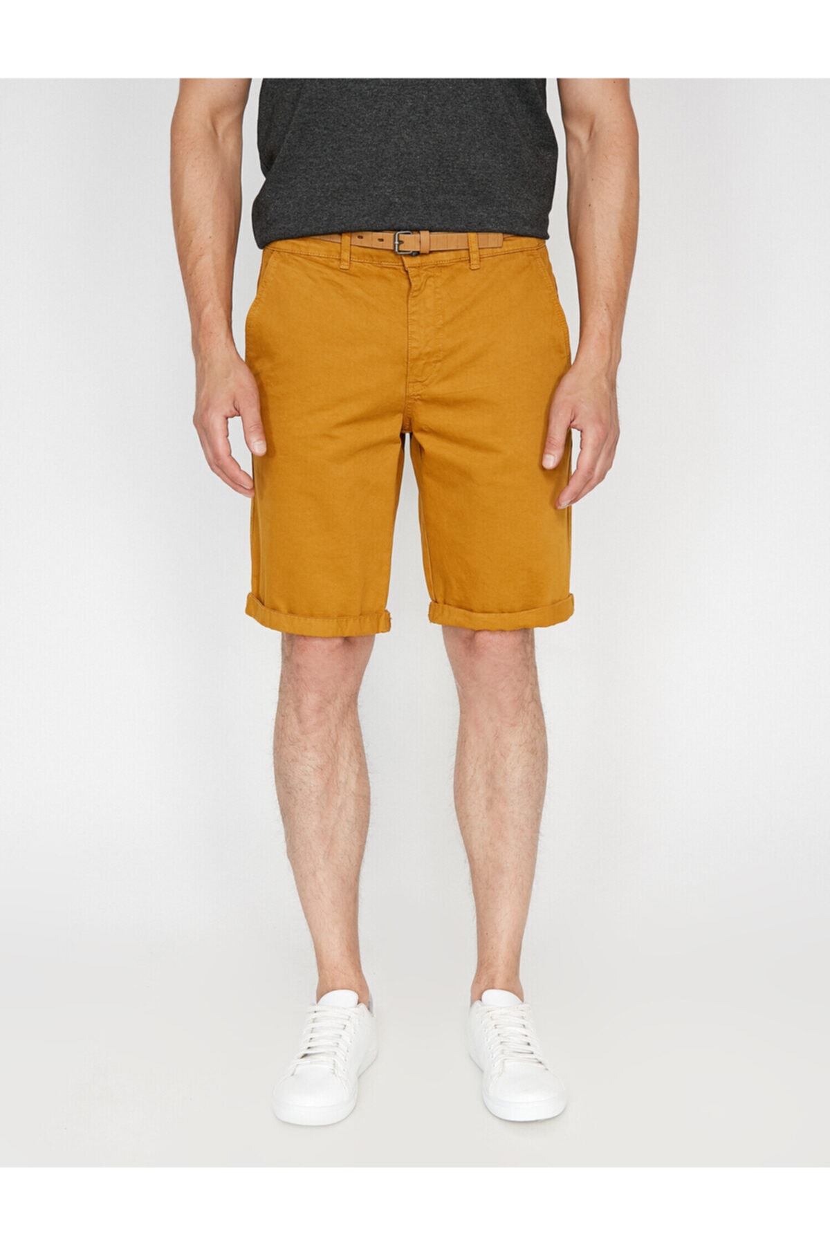 Koton Men&#039;s Yellow Pocket Detaliu Sortare