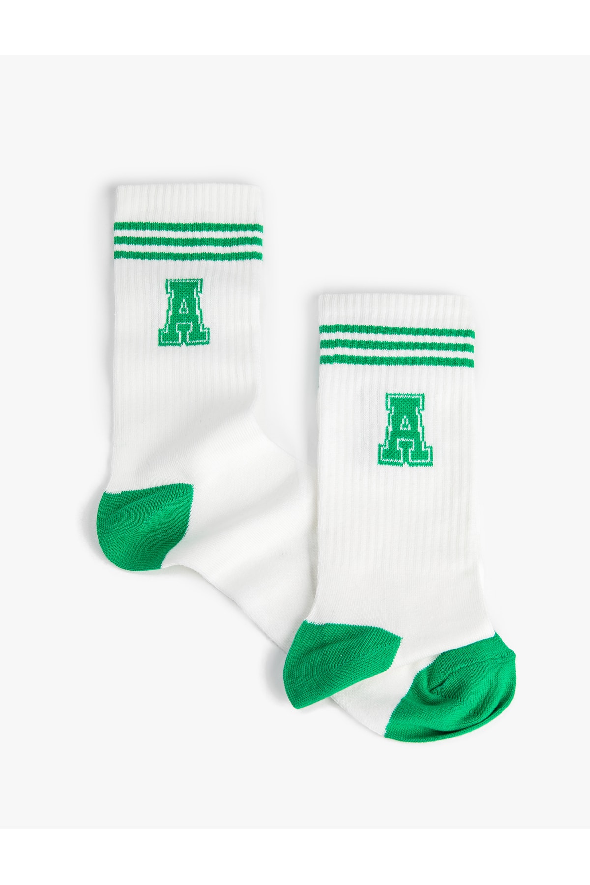 Koton College Socks Socket With Letters Embroidered