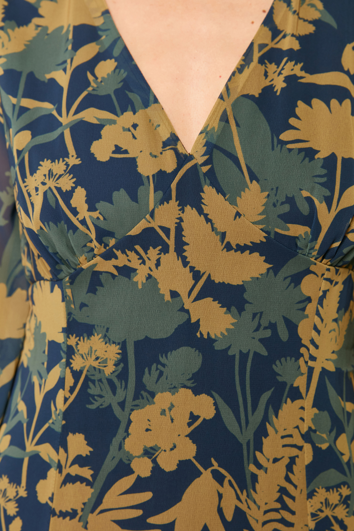 Rochie țesută țesută Trendyol Multi Color A-Cut