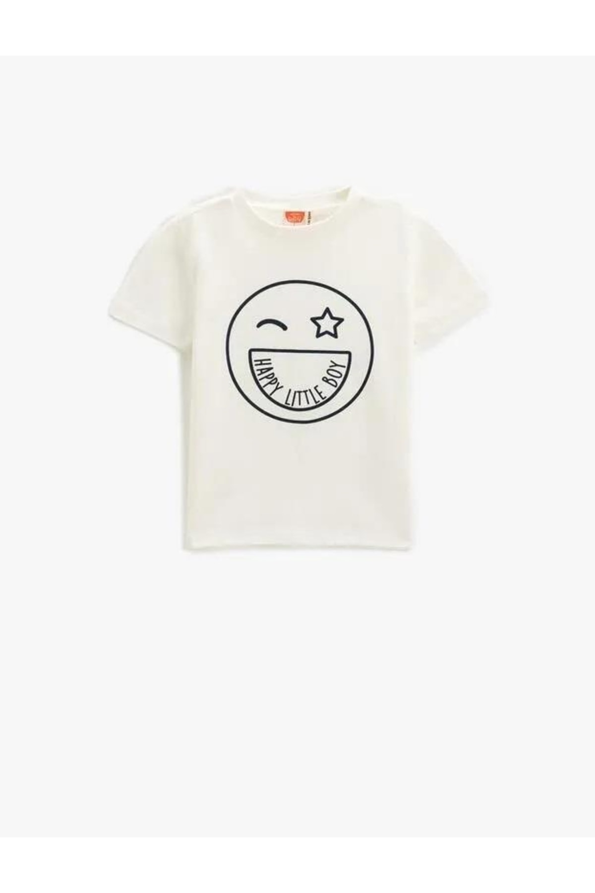 Koton Short Sleeve Crew Neck T-Shirt with a Print