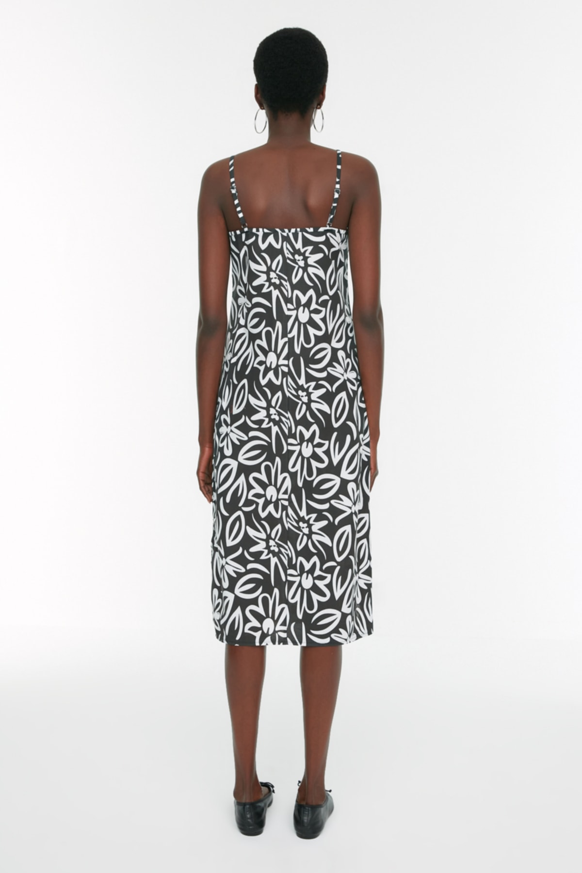 Rochie Trendyol Black Rope cu curea