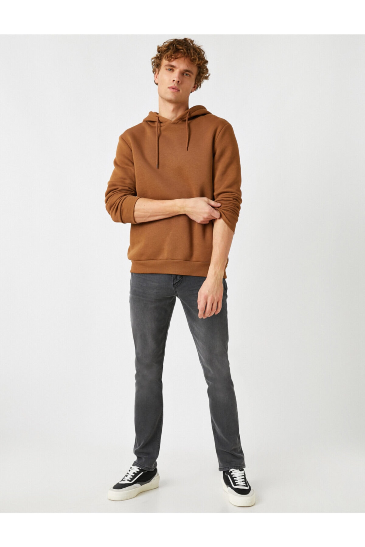 Koton Brad - Jeans Uomo Slim Fit - Vestibilità Medium Rise, Cotone Sostenibile