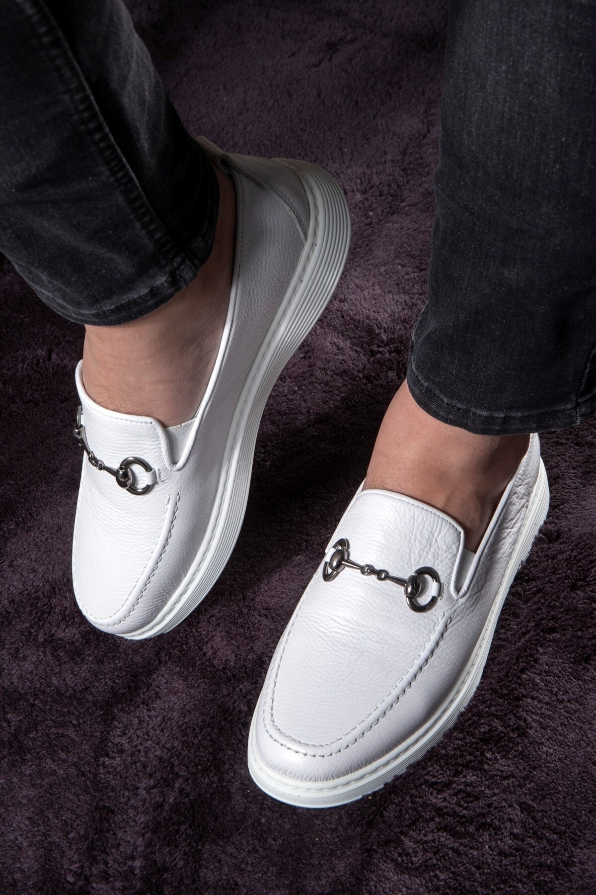 Levně Ducavelli Anchor Genuine Leather Men's Casual Shoes, Loafers, Light Shoes, Summer Shoes.