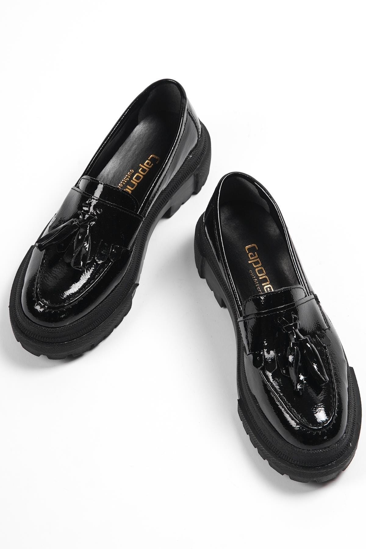 Capone Outfitters Loafer Shoes - Black - Flat