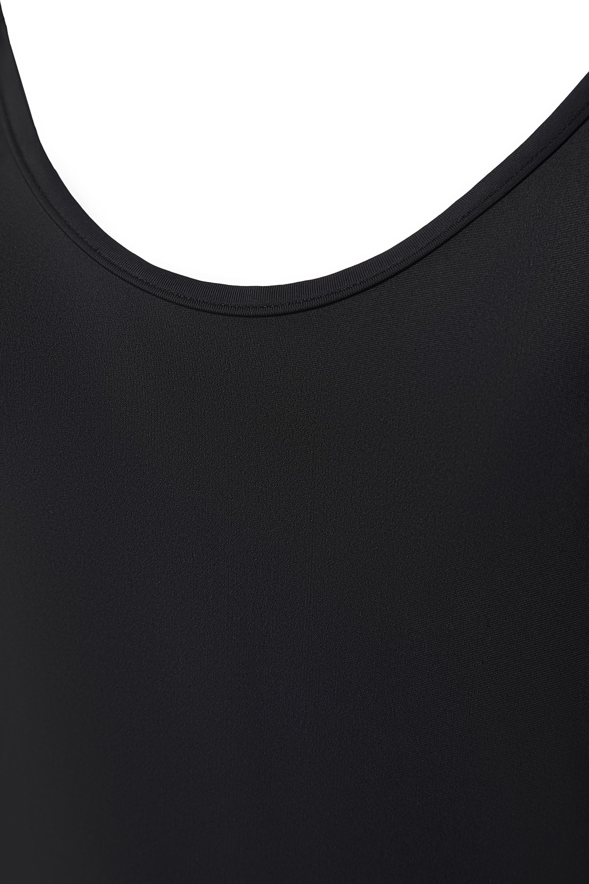 Trendyol Black Round Neck Connected Regular Leg Swimsuit