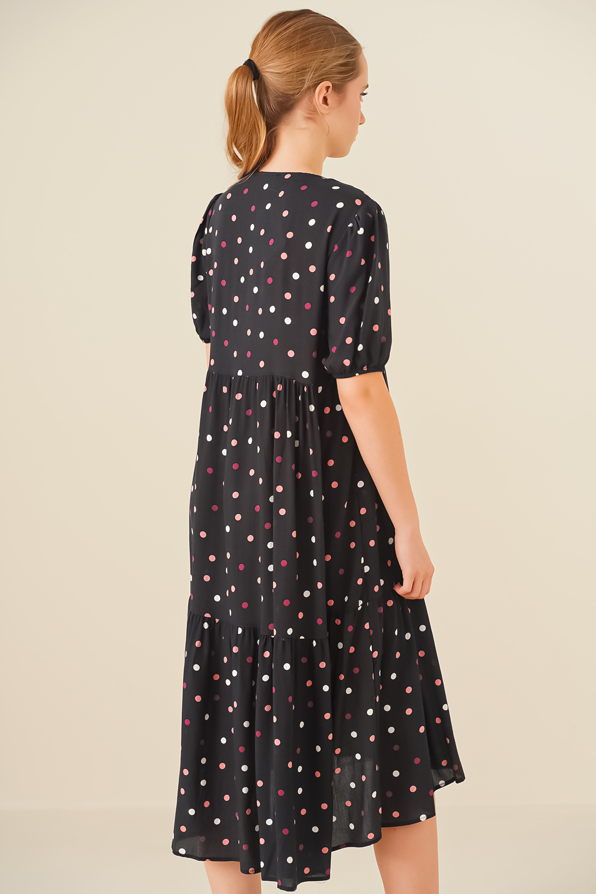 Rochie cu decolteu in V Bigdart 1976 - Negru