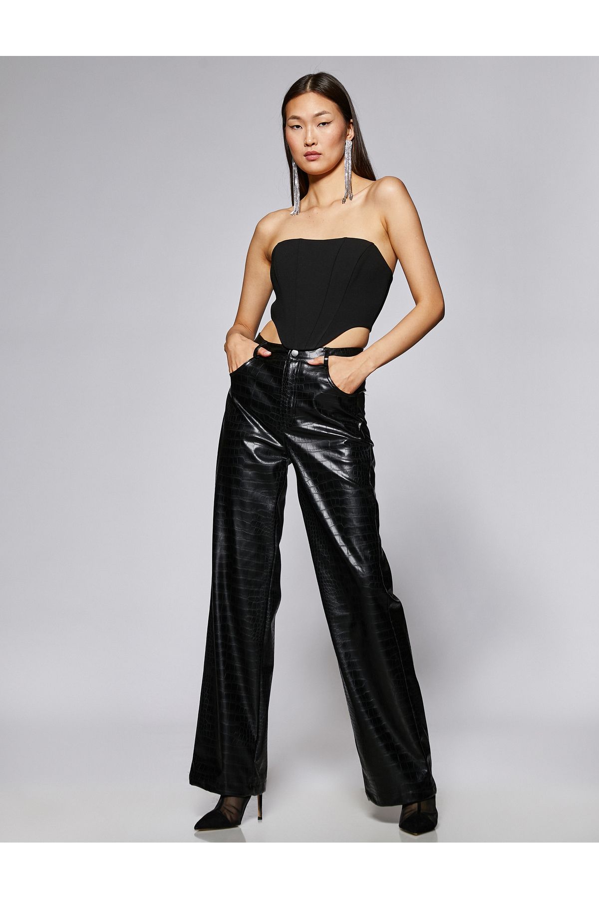 Koton korzet bustier bez ramienok